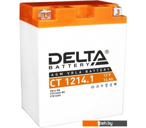  - Мотоциклетные аккумуляторы Delta CT 1214.1 (YB14-BS, YTX14AH, YTX14AH-BS) (14 А·ч) - CT 1214.1 (YB14-BS, YTX14AH, YTX14AH-BS) (14 А·ч)