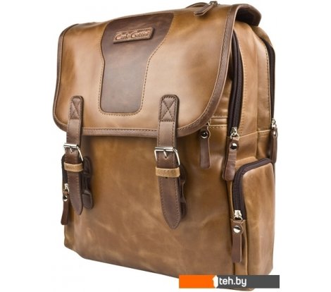  - Рюкзаки Carlo Gattini Selvatico Santerno 3007-03 (коньяк/темно-коричневый) - Selvatico Santerno 3007-03 (коньяк/темно-коричневый)