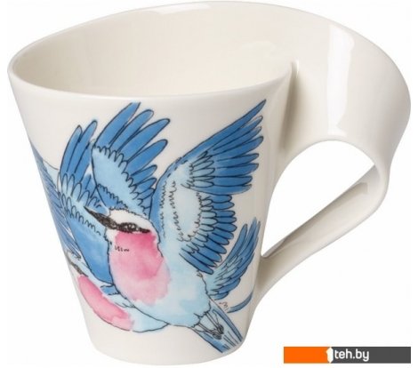  - Кружки, чашки, стаканы для горячих напитков Villeroy & Boch Animals of the World Сиреневогрудая сизоворонка 10-4200-9100 - Animals of the World Сиреневогрудая сизоворонка 10-4200-9100