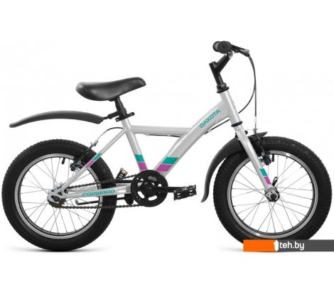  - Детские велосипеды Forward Dakota 16 2022 (серый/фиолетовый) - Dakota 16 2022 (серый/фиолетовый)