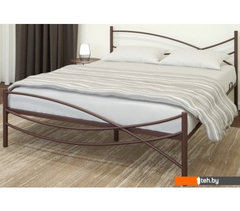  - Кровати ИП Князев Калифорния 140x190 (коричневый) - Калифорния 140x190 (коричневый)