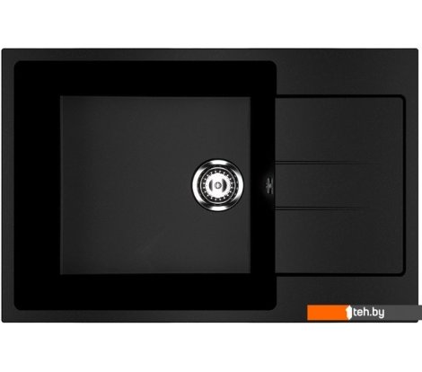  - Кухонные мойки Ulgran U-602 (344 ультра-черный) - U-602 (344 ультра-черный)