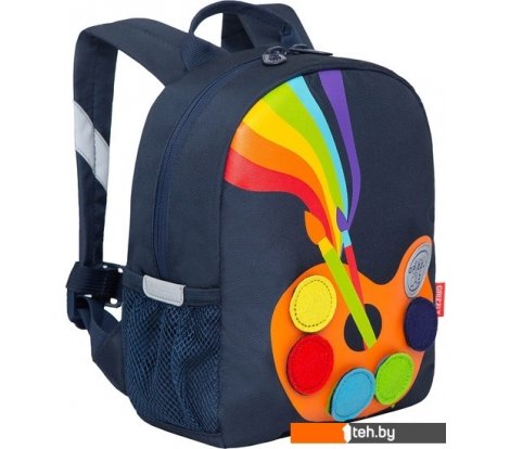  - Рюкзаки Grizzly RS-374-2 (синий) - RS-374-2 (синий)