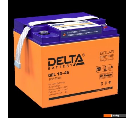  - Аккумуляторы для ИБП Delta GEL 12-45 (12В/45 А·ч) - GEL 12-45 (12В/45 А·ч)