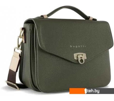  - Женские и мужские сумки Bugatti Ella 49663484 (оливковый) - Ella 49663484 (оливковый)