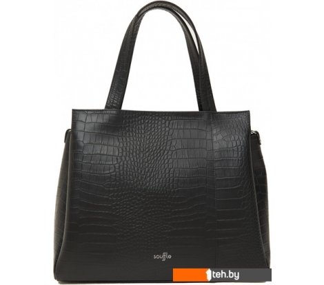  - Женские и мужские сумки Souffle 322 3225001 (черный кайман эластичный) - 322 3225001 (черный кайман эластичный)