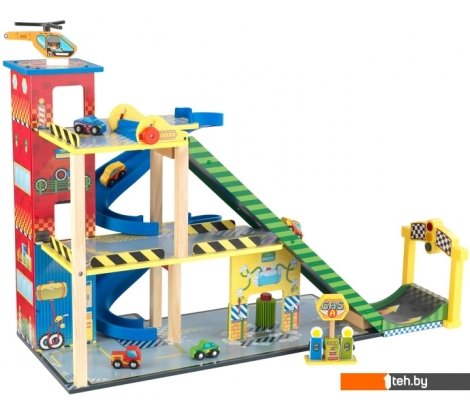  - Детские автотреки, трассы KidKraft Мега спуск 63267-KE - Мега спуск 63267-KE