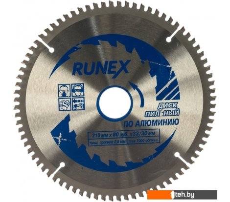  - Пильные диски Runex 210х32/30 мм Z80 553004 - 210х32/30 мм Z80 553004
