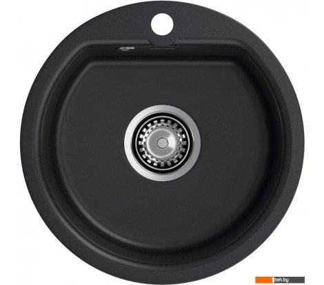  - Кухонные мойки GranFest SMART 435 (черный) - 435 (черный)