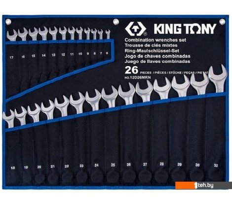  - Наборы инструментов King Tony 12D26MRN (26 предметов) - 12D26MRN (26 предметов)