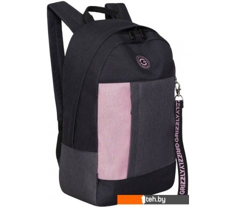  - Рюкзаки Grizzly RXL-327-3 (черный/розовый) - RXL-327-3 (черный/розовый)
