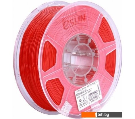  - Расходные материалы и аксессуары для 3D-печати eSUN PLA+ 1.75 мм 1000 г (красный) - PLA+ 1.75 мм 1000 г (красный)
