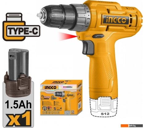  - Шуруповерты, гайковерты, электроотвертки Ingco CDLI12428 (с 1-им АКБ) - CDLI12428 (с 1-им АКБ)