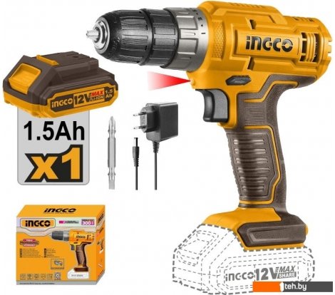  - Шуруповерты, гайковерты, электроотвертки Ingco CDLI1218 (с 1-им АКБ) - CDLI1218 (с 1-им АКБ)