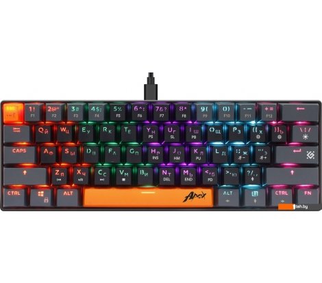  - Клавиатуры Defender Apex GK-002 (черный/серый) - Apex GK-002 (черный/серый)