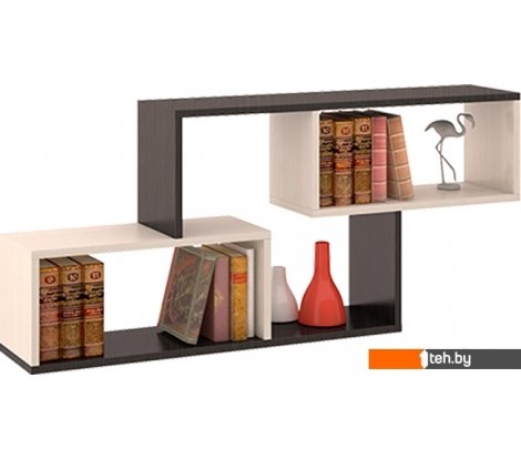  - Полки, стеллажи, системы хранения Трия Тип 4 (антрацит/дуб крафт белый) - Тип 4 (антрацит/дуб крафт белый)
