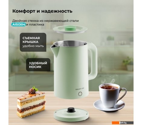  - Электрочайники и термопоты Galaxy Line GL0362 (фисташковый) - GL0362 (фисташковый)