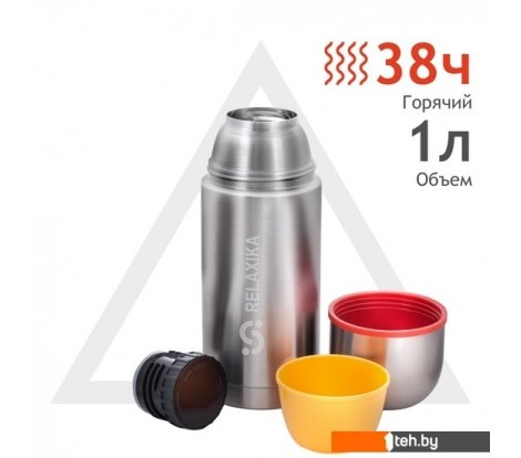  - Термосы, термокружки и многоразовые стаканы Relaxika 102 1л (нержавеющая сталь) - 102 1л (нержавеющая сталь)