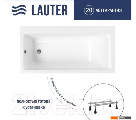  - Ванны Lauter Seraphina 170x80 2112170L (с ножками) - Seraphina 170x80 2112170L (с ножками)