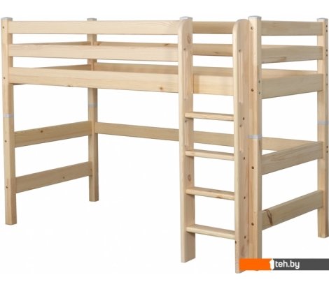  - Кровати Мебельград Соня вариант 5 (массив сосны прозрачный лак) - Соня вариант 5 (массив сосны прозрачный лак)