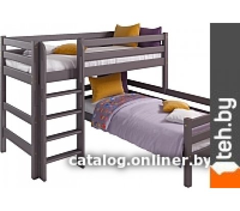  - Кровати Мебельград Соня вариант 7 (массив сосны лаванда) - Соня вариант 7 (массив сосны лаванда)