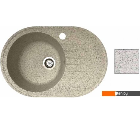 - Кухонные мойки БелЭворс Rondo L (олово, без сифона) - Rondo L (олово, без сифона)
