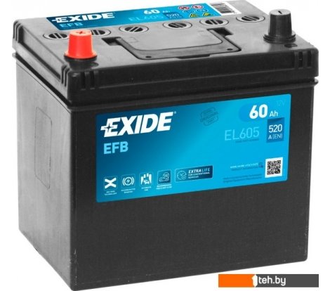  - Автомобильные аккумуляторы Exide Start-Stop EFB EL605 (60 А·ч) - Start-Stop EFB EL605 (60 А·ч)