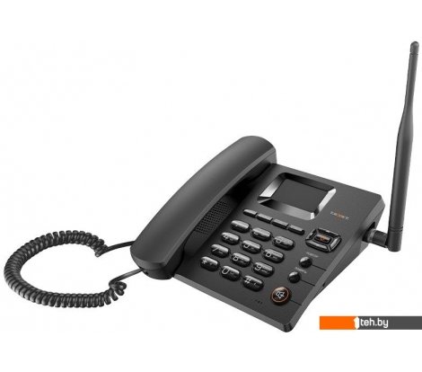  - Проводные телефоны TeXet FX-100 (черный) - FX-100 (черный)