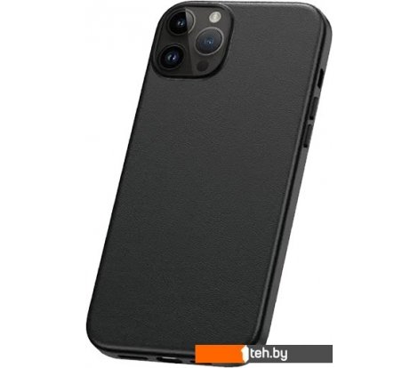  - Чехлы для телефонов Baseus Fauxther для iPhone 15 Pro Max (черный) - Fauxther для iPhone 15 Pro Max (черный)
