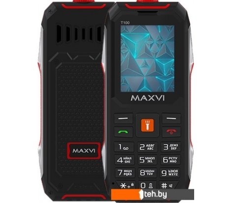  - Мобильные телефоны Maxvi T100 (красный) - T100 (красный)