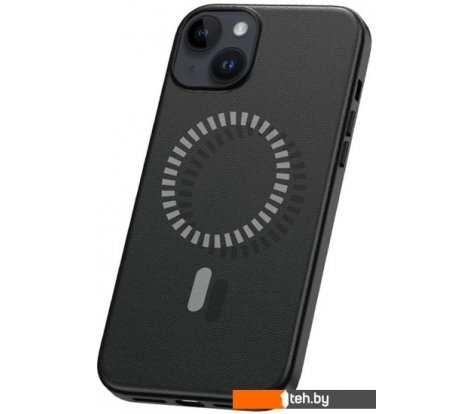  - Чехлы для телефонов Baseus Fauxther для iPhone 15 660152094A (черный) - Fauxther для iPhone 15 660152094A (черный)