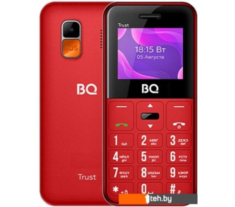  - Мобильные телефоны BQ BQ-1866 Trust (красный) - BQ-1866 Trust (красный)