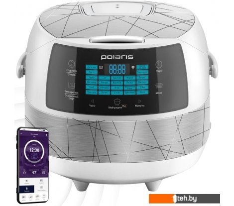  - Мультиварки Polaris PMC 5017 Wi-Fi IQ Home (серебристый) - PMC 5017 Wi-Fi IQ Home (серебристый)