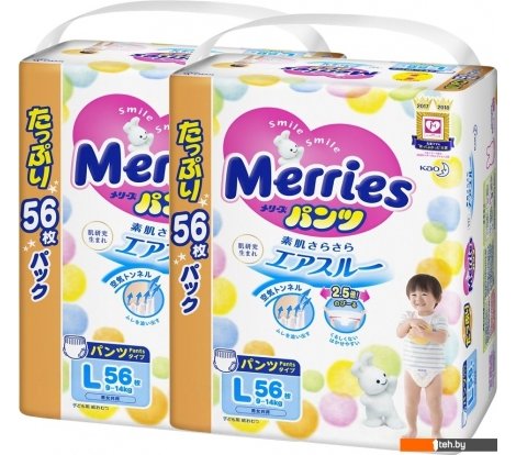  - Детские подгузники Merries L (112 шт) - L (112 шт)