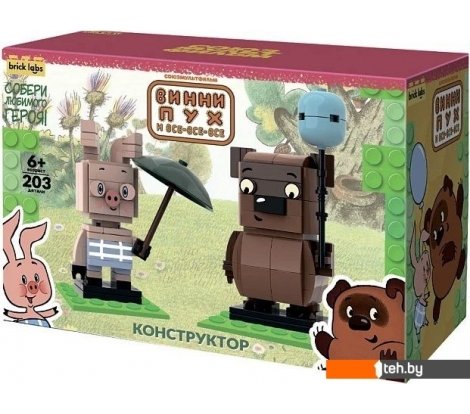  - Конструкторы Brick Labs Винни-Пух и Пятачок AB-1105 - Винни-Пух и Пятачок AB-1105