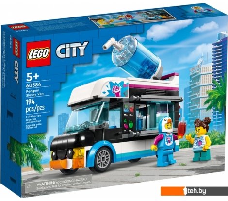  - Конструкторы LEGO City 60384 Фургон для шейков Пингвин - City 60384 Фургон для шейков Пингвин