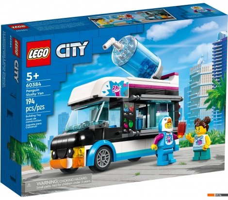  - Конструкторы LEGO City 60384 Фургон для шейков Пингвин - City 60384 Фургон для шейков Пингвин