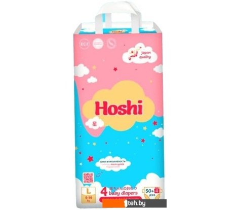  - Детские подгузники Hoshi Baby Diapers L (54 шт) - Baby Diapers L (54 шт)