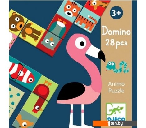  - Развивающие игрушки Djeco Домино Животные 08165 - Домино Животные 08165