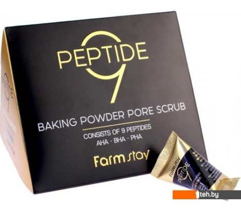  - Косметика по уходу за лицом FarmStay Скраб для лица Baking Powder Peptide 9 Pore Scrub 25x7 г - Скраб для лица Baking Powder Peptide 9 Pore Scrub 25x7 г