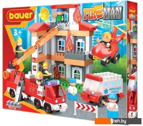  - Конструкторы Bauer Fireman 743 Набор Тушение пожара Все включено! - Fireman 743 Набор Тушение пожара Все включено!