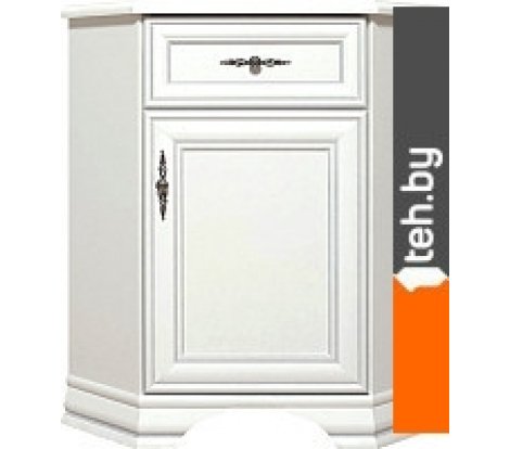  - Комоды, тумбы Black Red White Kentaki S320-KOMN1D1S/P (белый/белый) - Kentaki S320-KOMN1D1S/P (белый/белый)