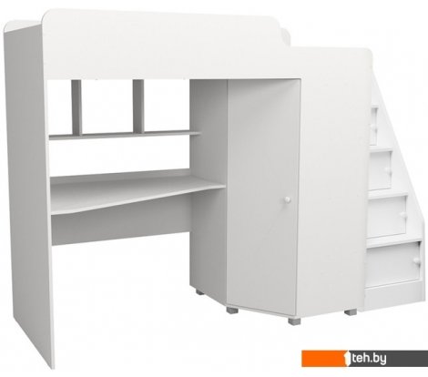  - Кровати Капризун 13 Р440-2 с рабочей зоной (белый) - 13 Р440-2 с рабочей зоной (белый)