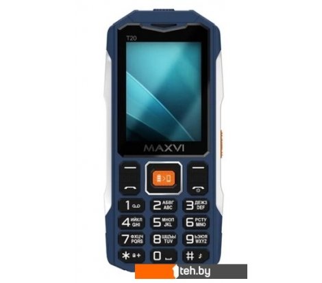  - Мобильные телефоны Maxvi T20 (синий) - T20 (синий)