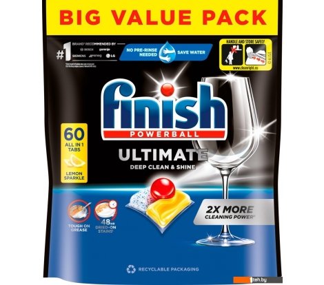  - Бытовая химия Finish Powerball Ultimate All In 1 Лимон (60 шт) - Powerball Ultimate All In 1 Лимон (60 шт)