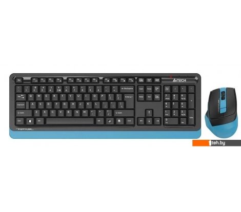  - Наборы периферии A4Tech Fstyler FG1035 (черный/синий) - Fstyler FG1035 (черный/синий)