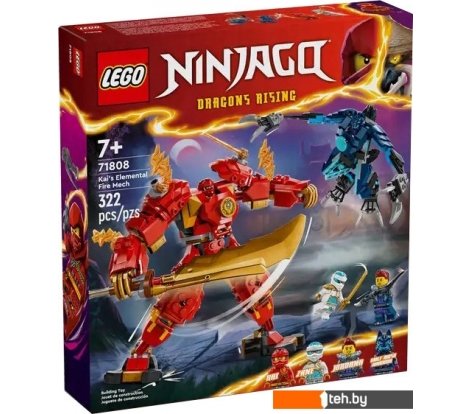  - Конструкторы LEGO Ninjago 71808 Стихийный огненный робот Кая - Ninjago 71808 Стихийный огненный робот Кая
