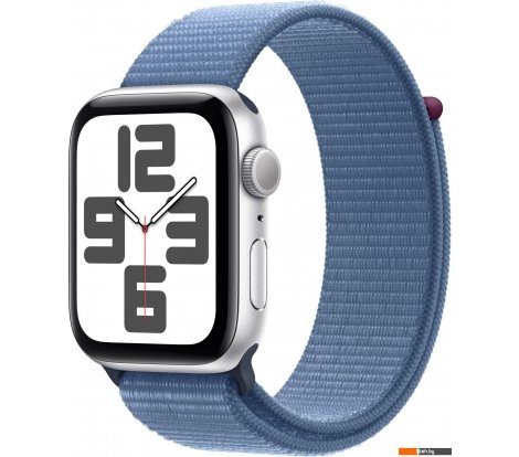  - Умные часы и браслеты Apple Watch SE 2 44 мм (алюминиевый корпус, серебристый/зимний синий, нейлоновый ремешок) - Watch SE 2 44 мм (алюминиевый корпус, серебристый/зимний синий, нейлоновый ремешок)
