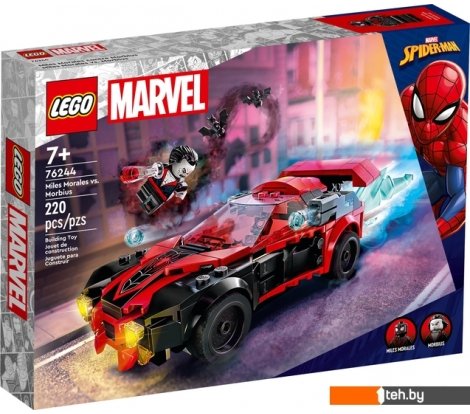  - Конструкторы LEGO Marvel Super Heroes 76244 Майлс Моралес против Морбиуса - Marvel Super Heroes 76244 Майлс Моралес против Морбиуса