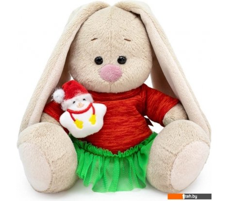  - Мягкие игрушки BUDI BASA Зайка Ми в теплом платье и со снеговиком Малыш SidX-612 - Зайка Ми в теплом платье и со снеговиком Малыш SidX-612